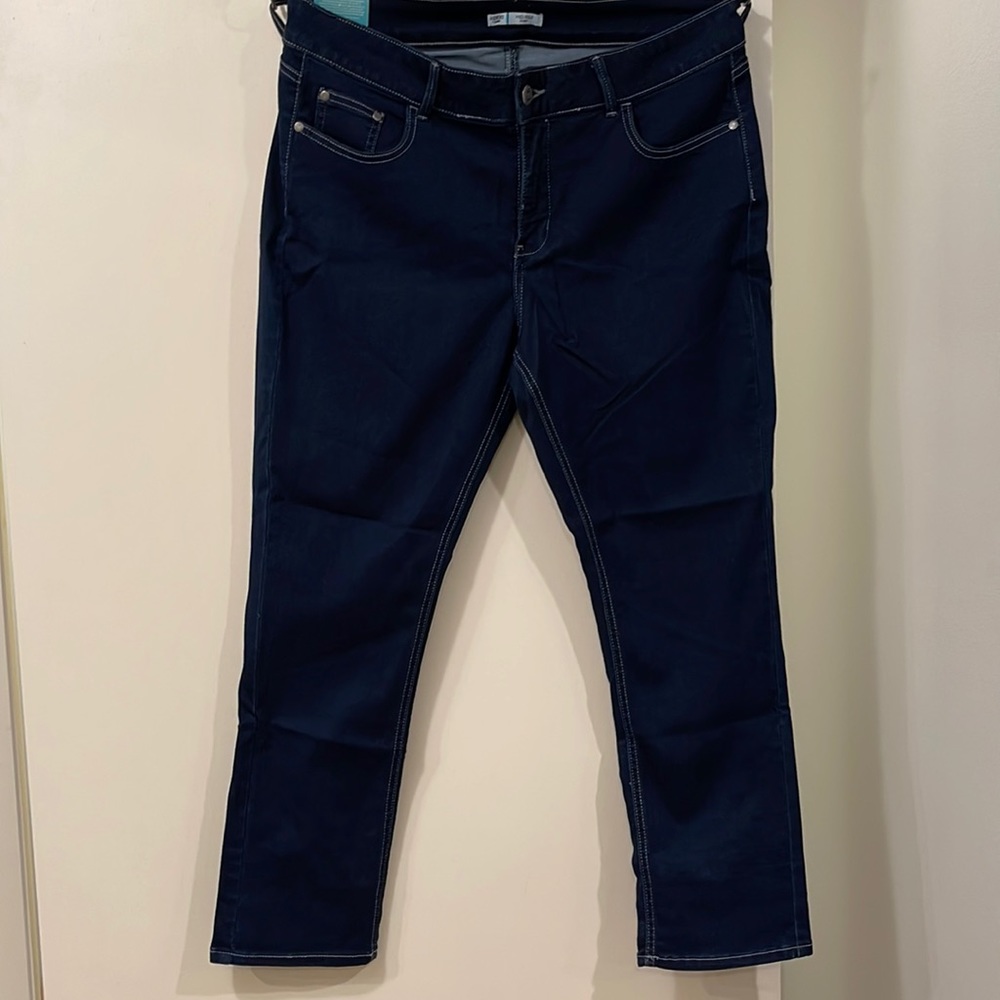 NWT Riders by Lee women's dark wash skinny jeans size 18 petite